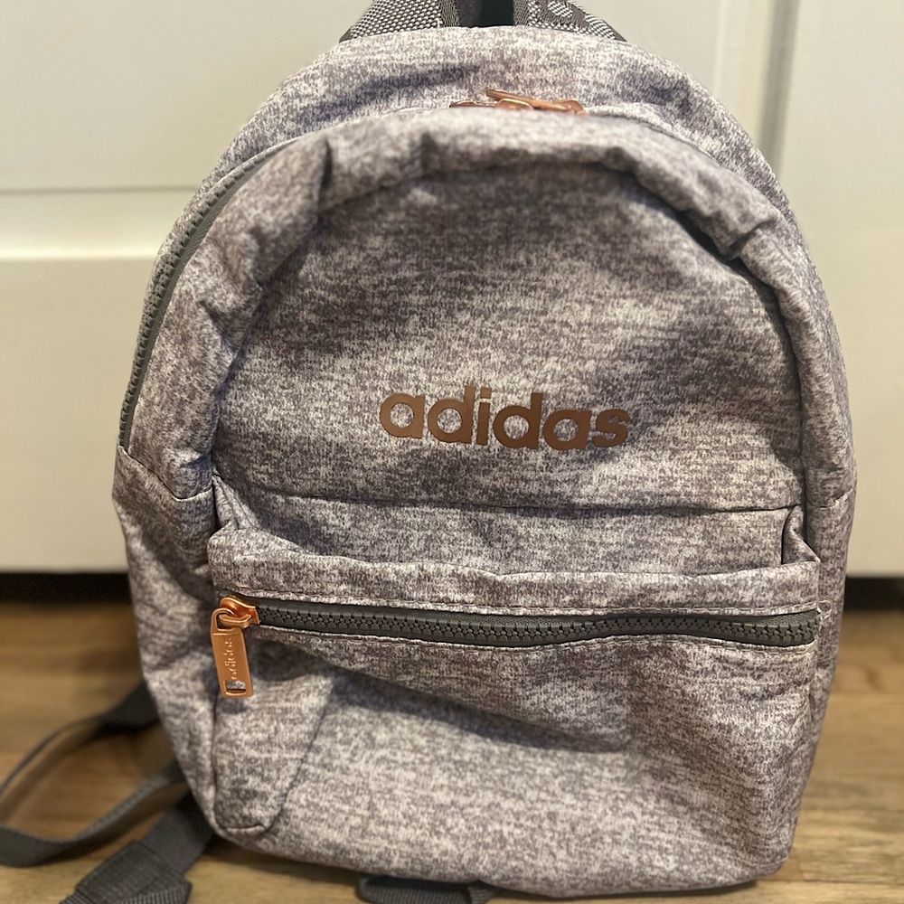 Adidas Mini Grey Backpack- Great Condition